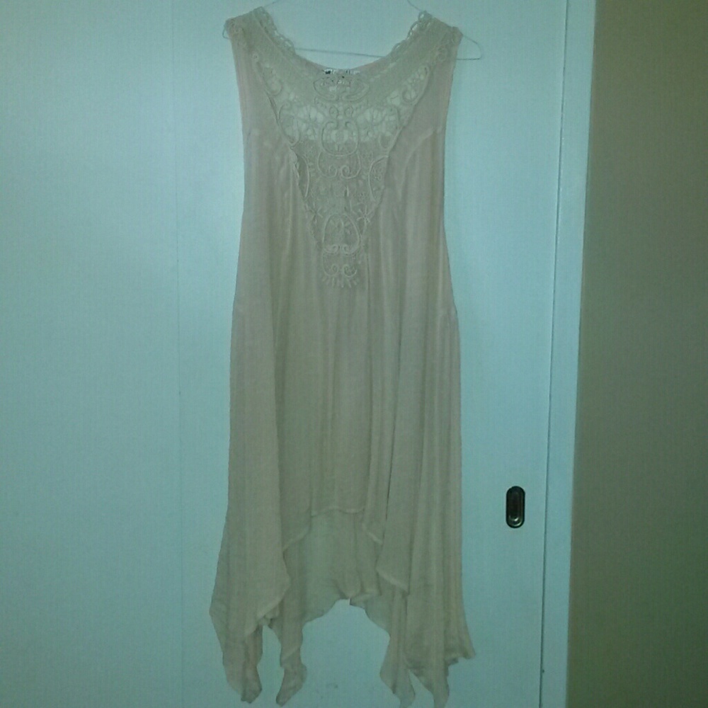 Lady Noiz Boutique Lace Overlay Shirt