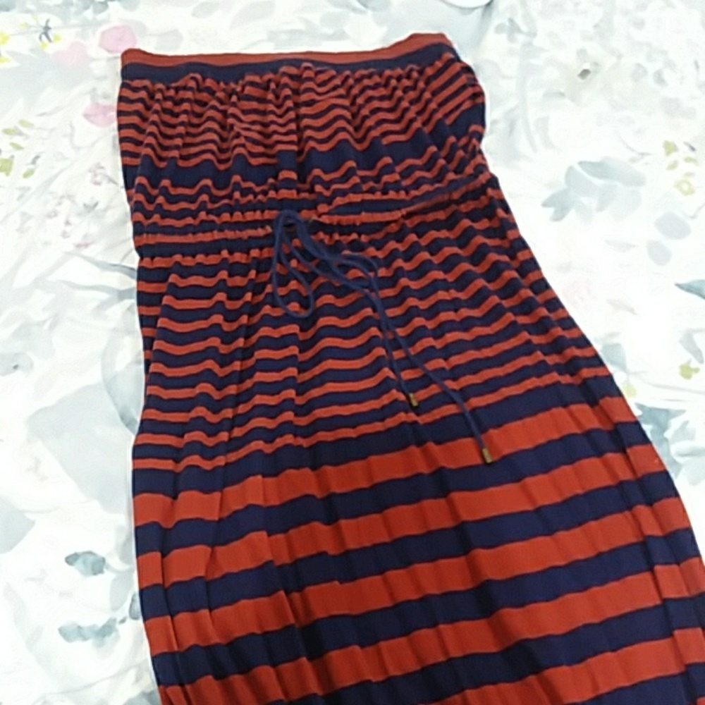 Strapless maxi dress from LOFT