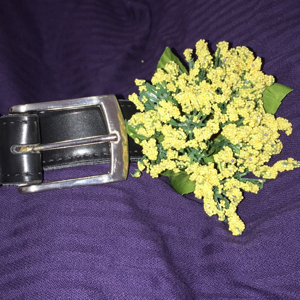 Black Leather Belt