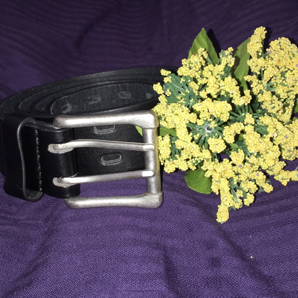 Black Leather Belt
