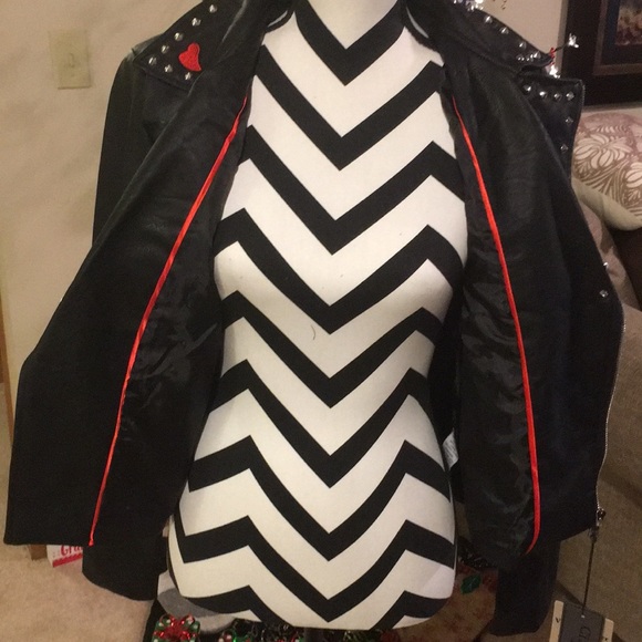 Ci Sono Brand Black Moto Jacket - Picture 5 of 8