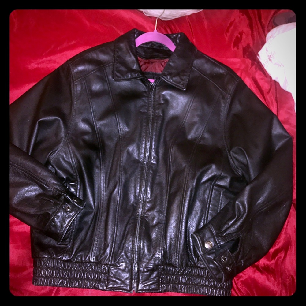 Wilsons Black leather jacket