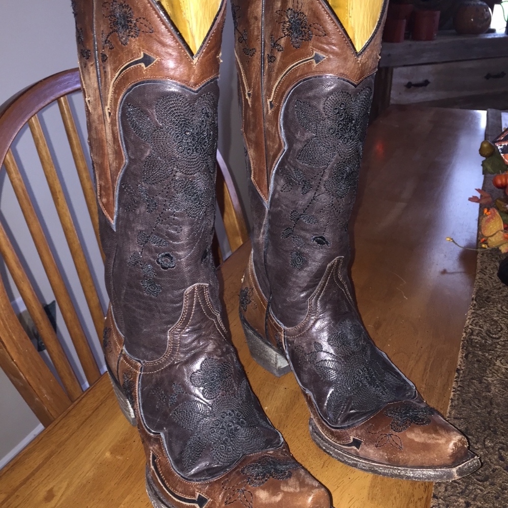 Old Gringo Pipen Western Brown Boots