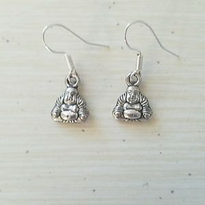 Buddha dangle earrings
