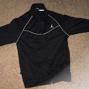 Black Jordan Zip Up Jacket