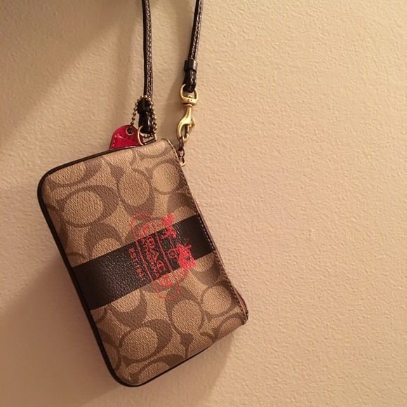Coach Monogram Colorblock Wristlet - Picture 2 of 6