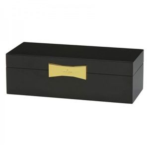 Kate Spade Garden Drive Black Jewelry Box in box