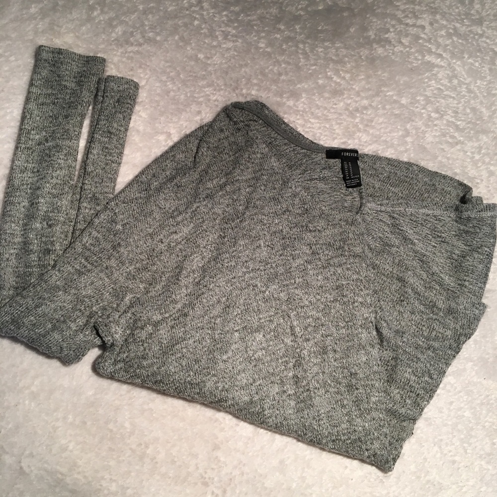Gray Dress Sweater
