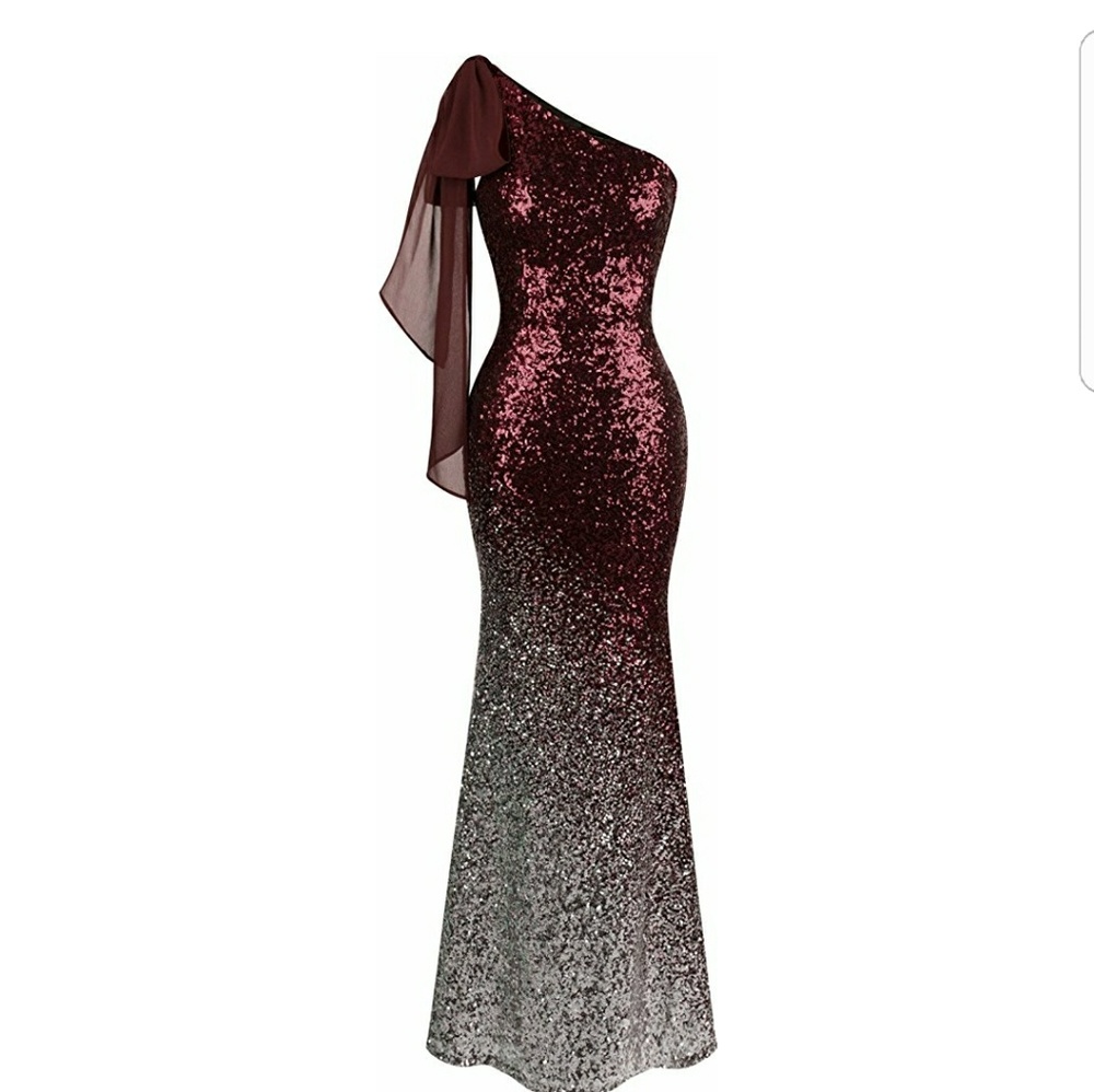 NWT Sequin Ombre Gown