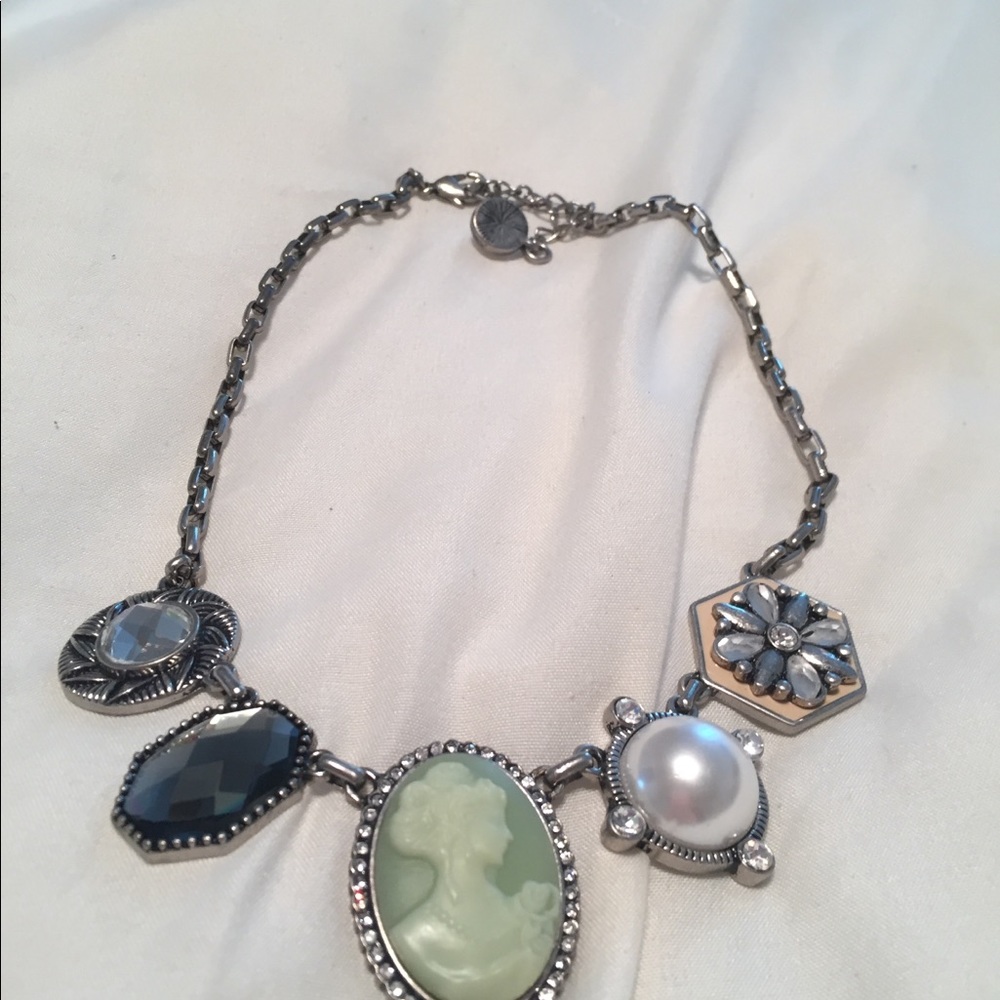 Lia Sophia cameo necklace