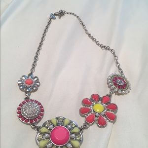 Lia Sophia flower necklace