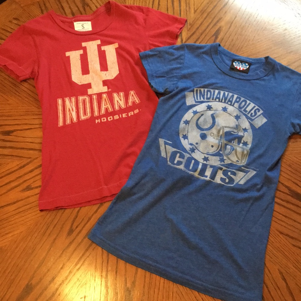 IU Hoosiers & Indy Colts Juniors Sm Fitted T-shirt