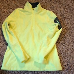Neon yellow fleece