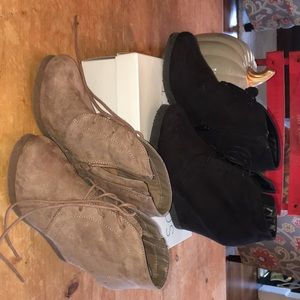 Target Merona brand booties