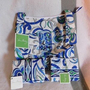 NWT Vera Bradley Mediterranean White- Set Of 3