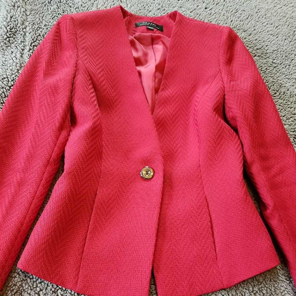 Red blazer