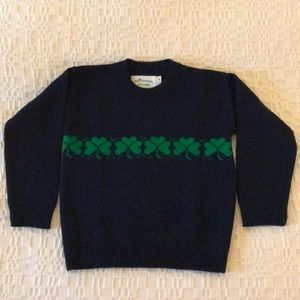 Holiday sweater. St Pat’s/all year. Boys size 4