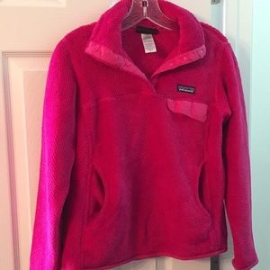 Pink Patagonia Women's Fleece Pullover
