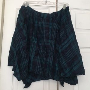 Modcloth get your foot in the dorm miniskirt plaid