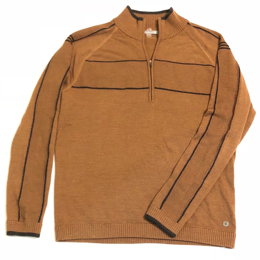 SMARTWOOL MEN’S L HALF ZIP PARK COUNTY SWEATER