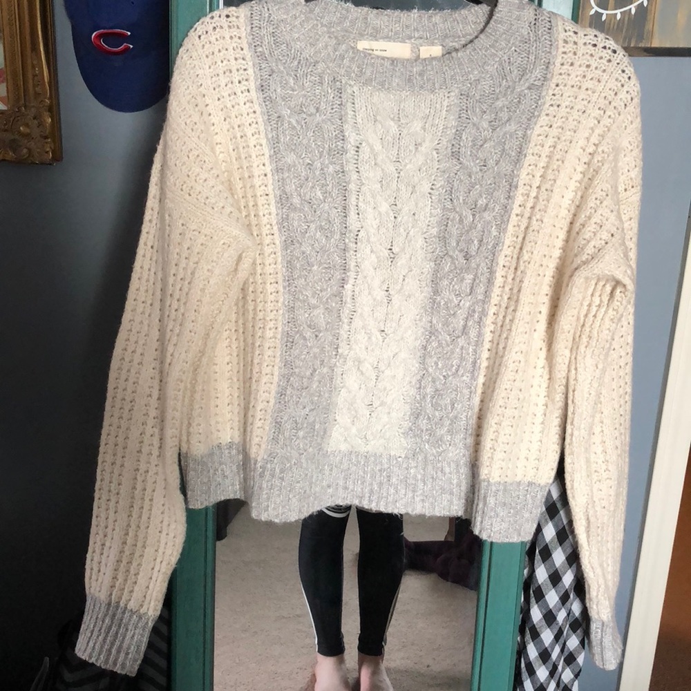 Sleeping on Snow Sweater