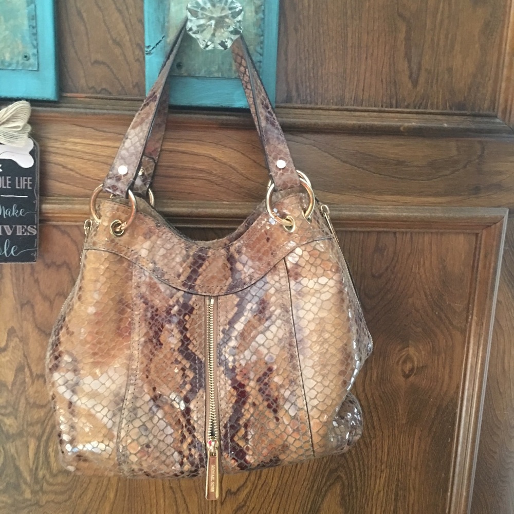 Michael Kors snakeskin bag
