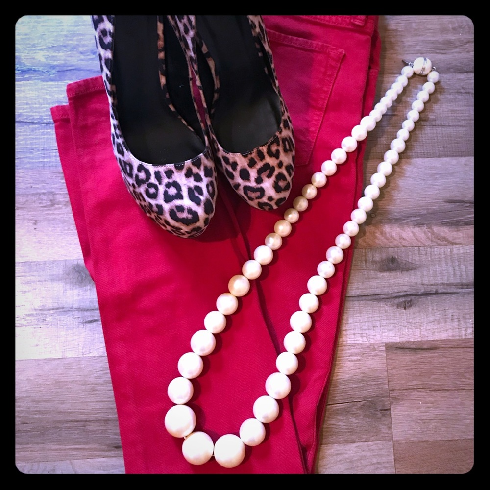 Banana Republic Red Skinny Jeans, 26 Long❤️❤️