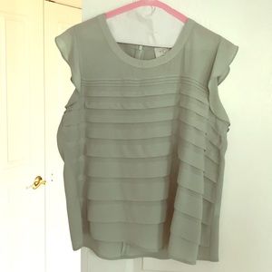 Anthropologie Mint Green Blouse