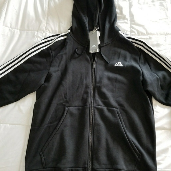 adidas Other - 🎁NWT ADIDAS 3 STRIPE FULL ZIP HOODIE JACKET