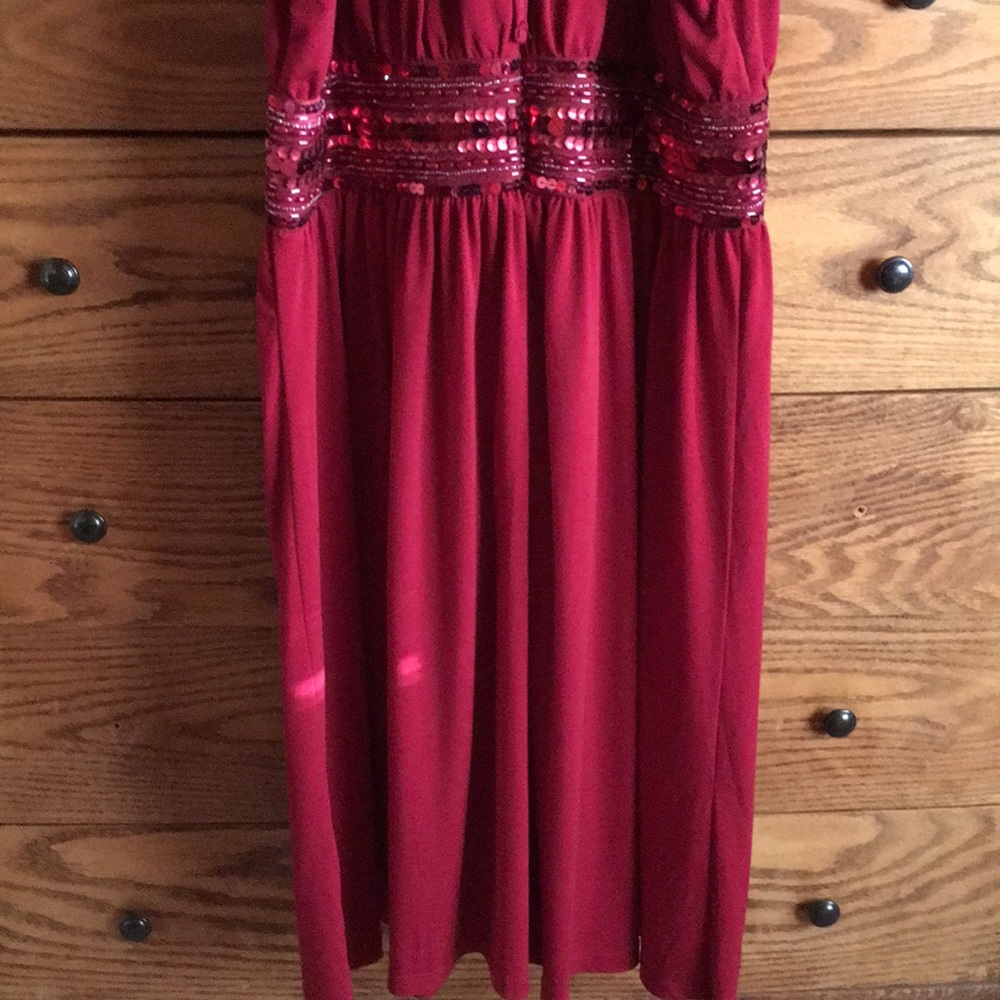 Apt.9 Strapless Red Dress - Picture 6 of 7