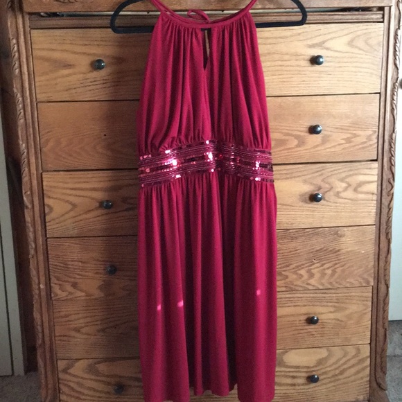 Apt.9 Strapless Red Dress - Picture 2 of 7