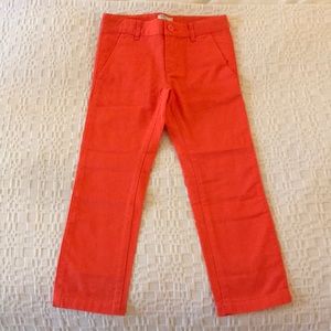 The Children’s Place boy’s orange chinos. NWOT