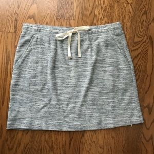 gray cotton skirt