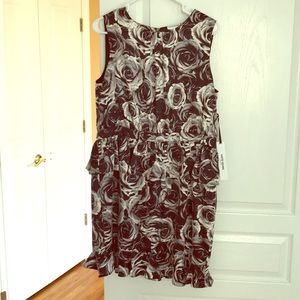 NWT Kate Young for Target Black Floral Dress