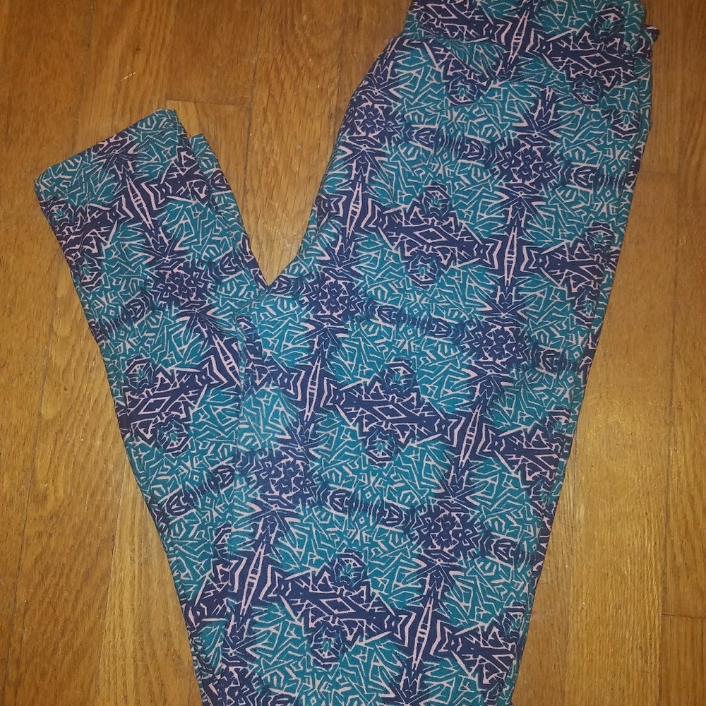 NWOT Lularoe OS multicolored leggings