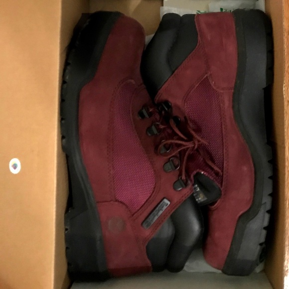 Burgundy Timberland Boots