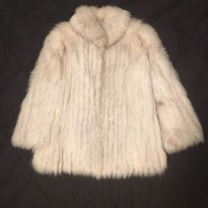 Blue Fox Fur Coat