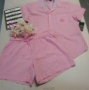 Ralph Lauren two-piece classic cotton sleepwear