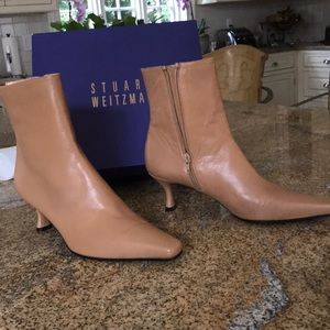 Brand new ankle booties by Stuart Weitzman