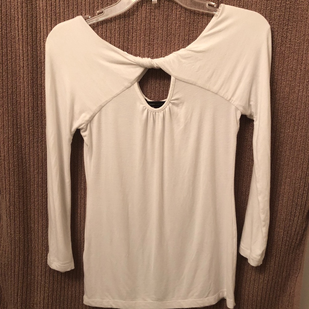 White BCBG blouse
