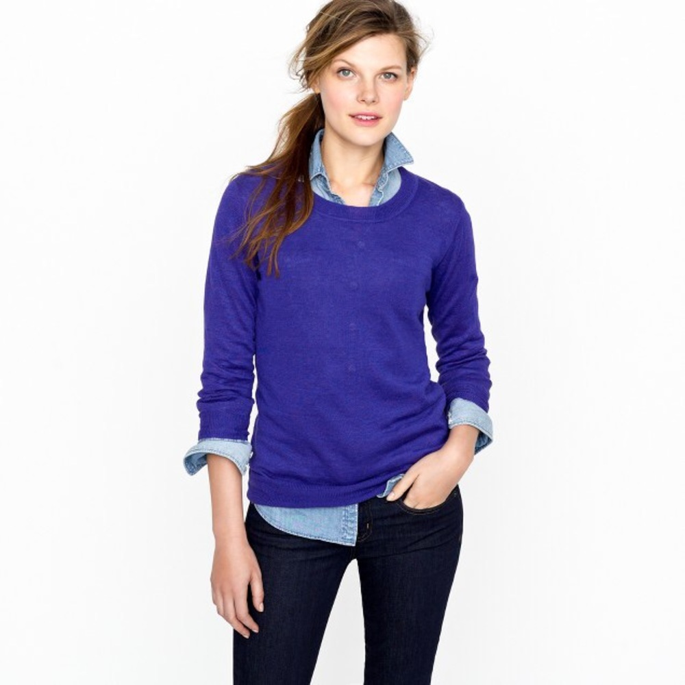J. Crew Tippi sweater in Linen