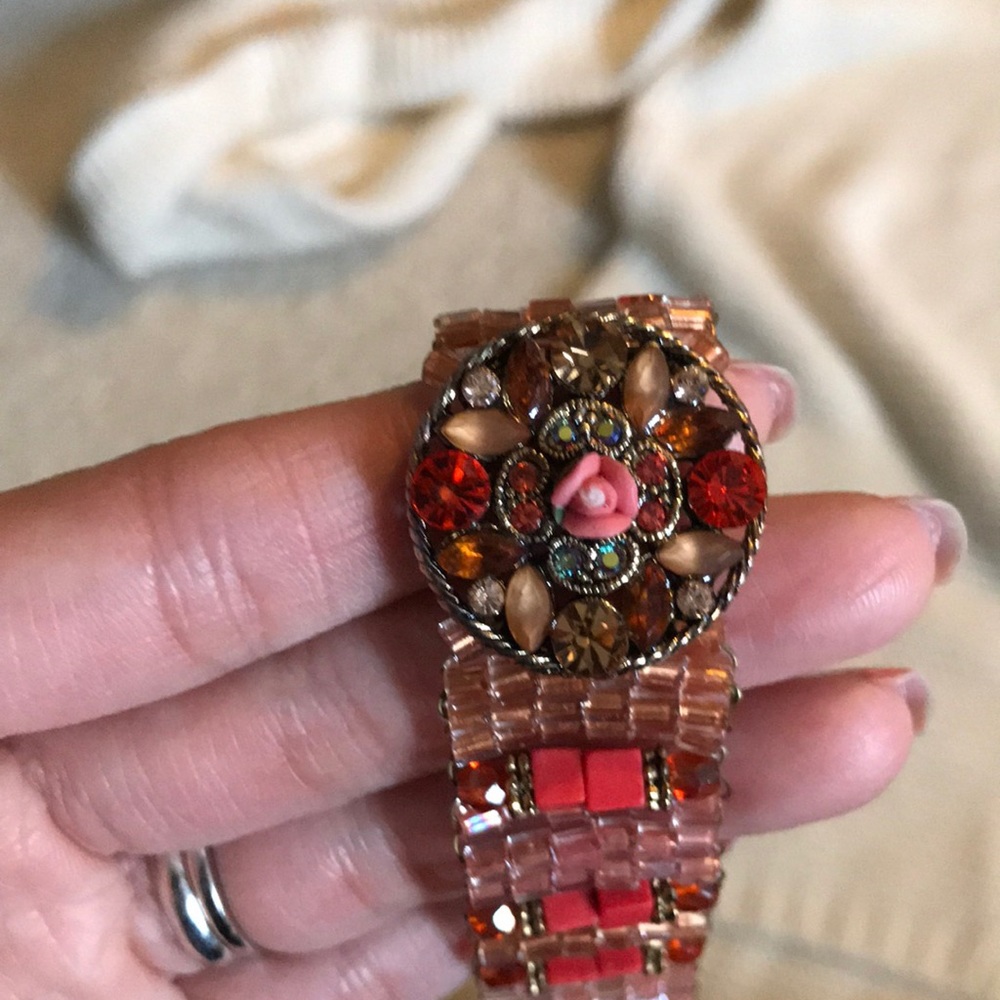 Cache Sparkly Jeweled Chocker - image 1