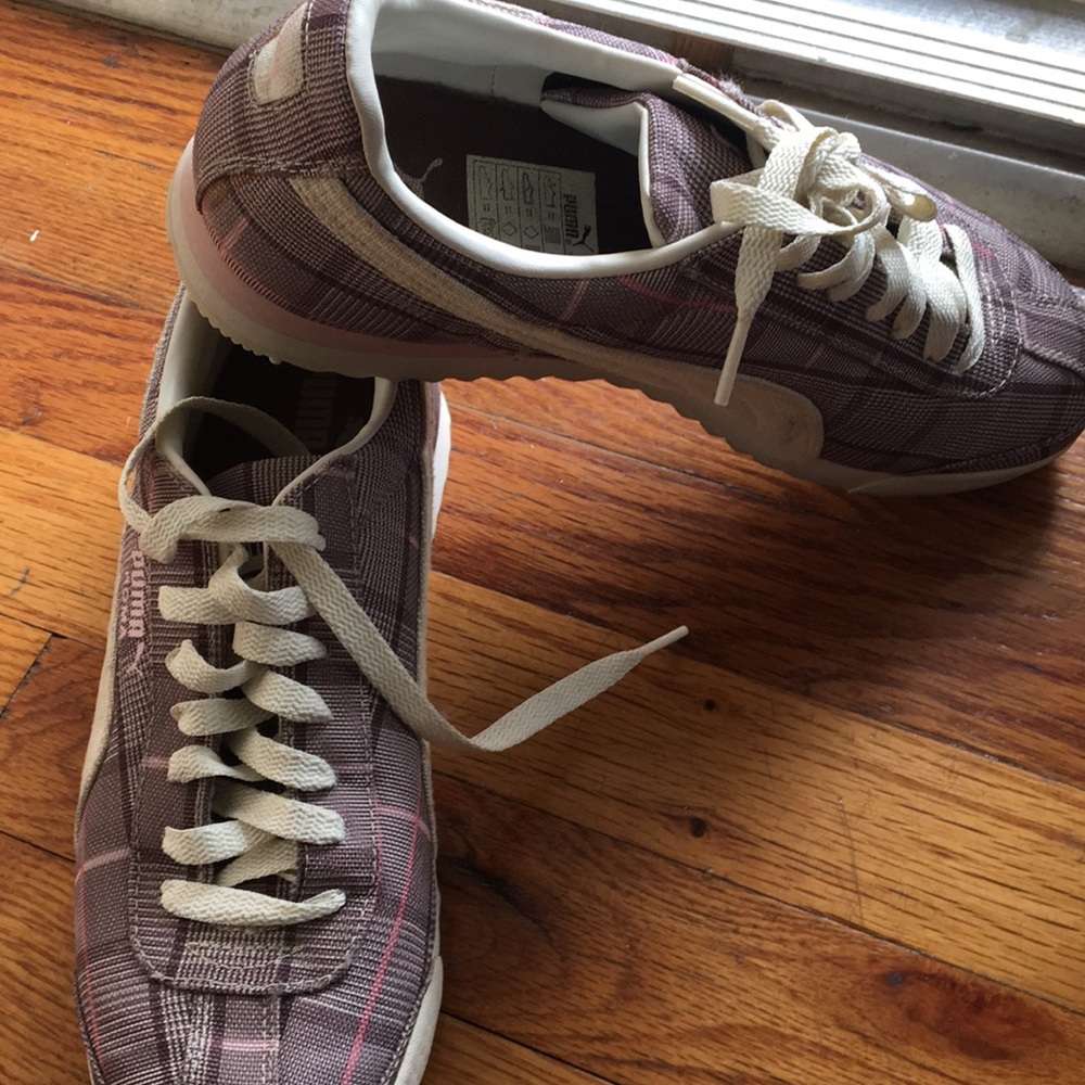 Puma Plaid Sneakers