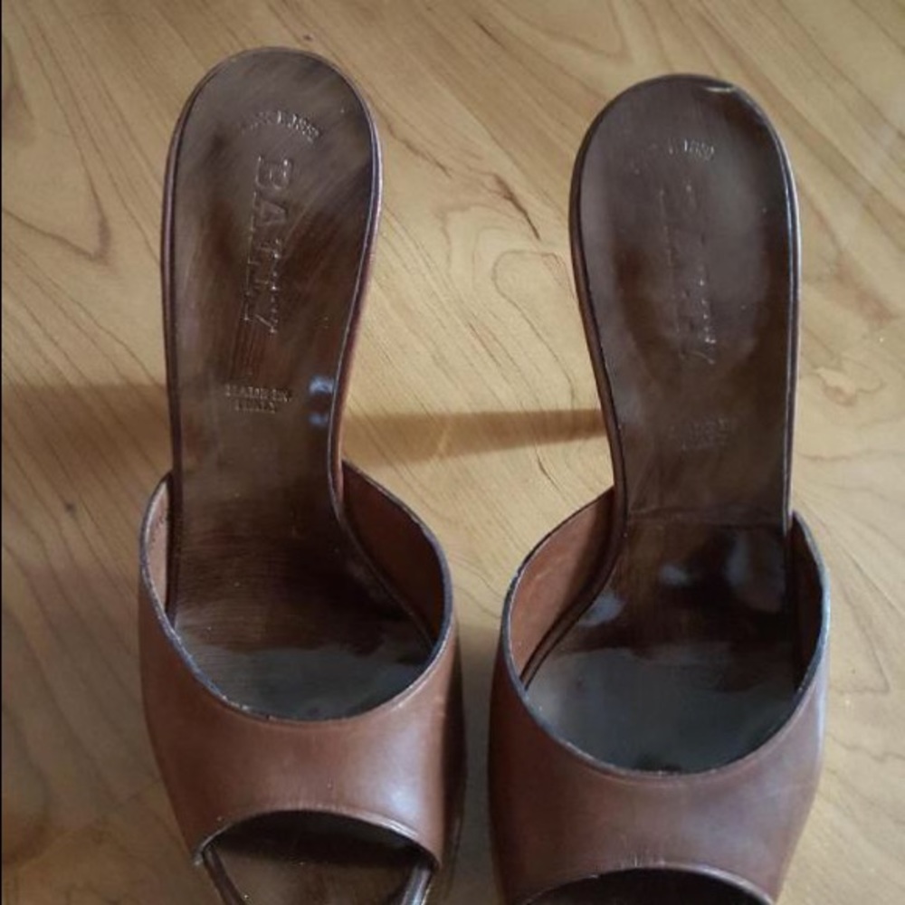 Bally - Platform Peep Toe Sandals