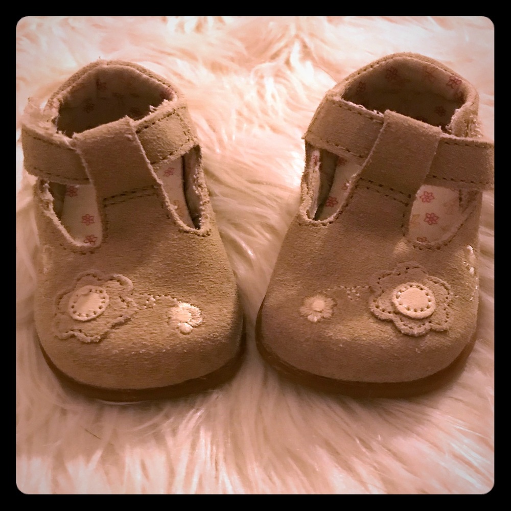 Baby Girl Suede Mary Jane Sz.1