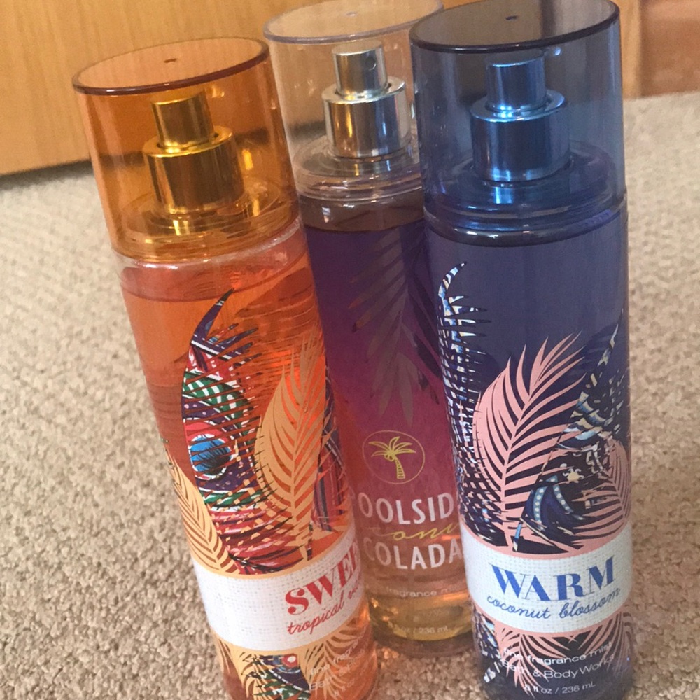 Bath and body works body mist bundle