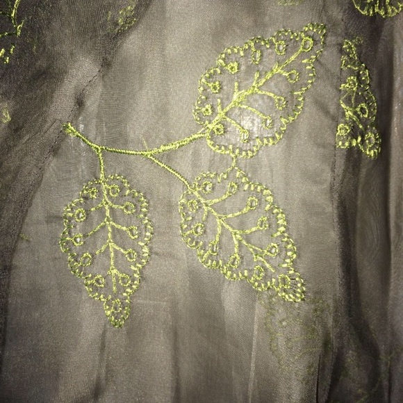 NWT Sheer Embroidered Dress by Patina - Picture 4 of 4