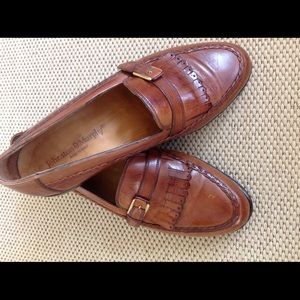 MEN'S Johnston and Murphy Brown Shoes Size 8.5
