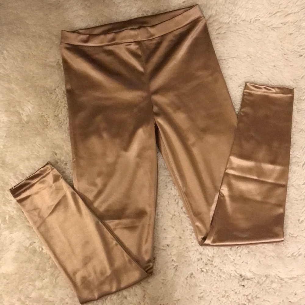 Gold jeggings
