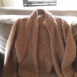 Thick Zip-Up Cashmere Sweater